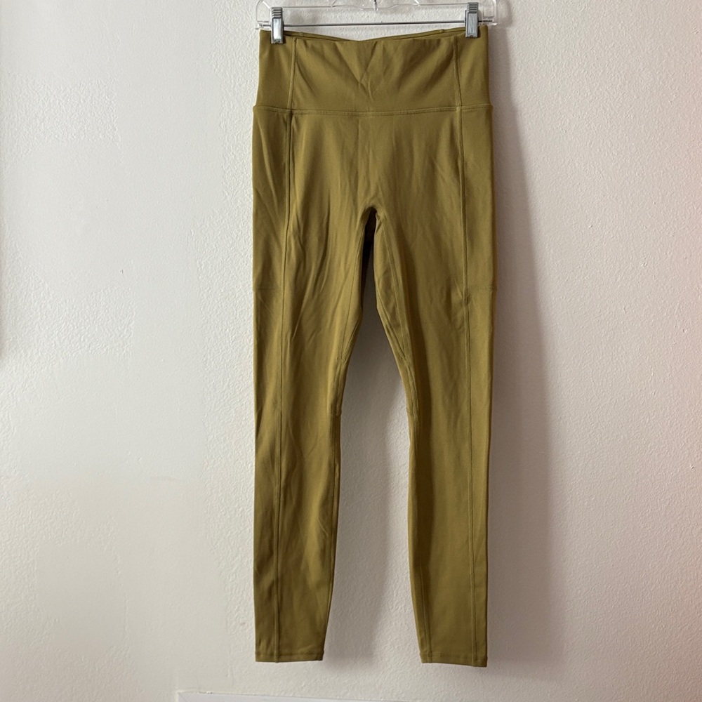Fabletics Motion365 Olive Green Leggings size medium/8